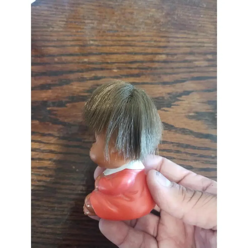 Vintage 1960’s Moody Cuties Rubber Doll Toy - ‎ Made In korea